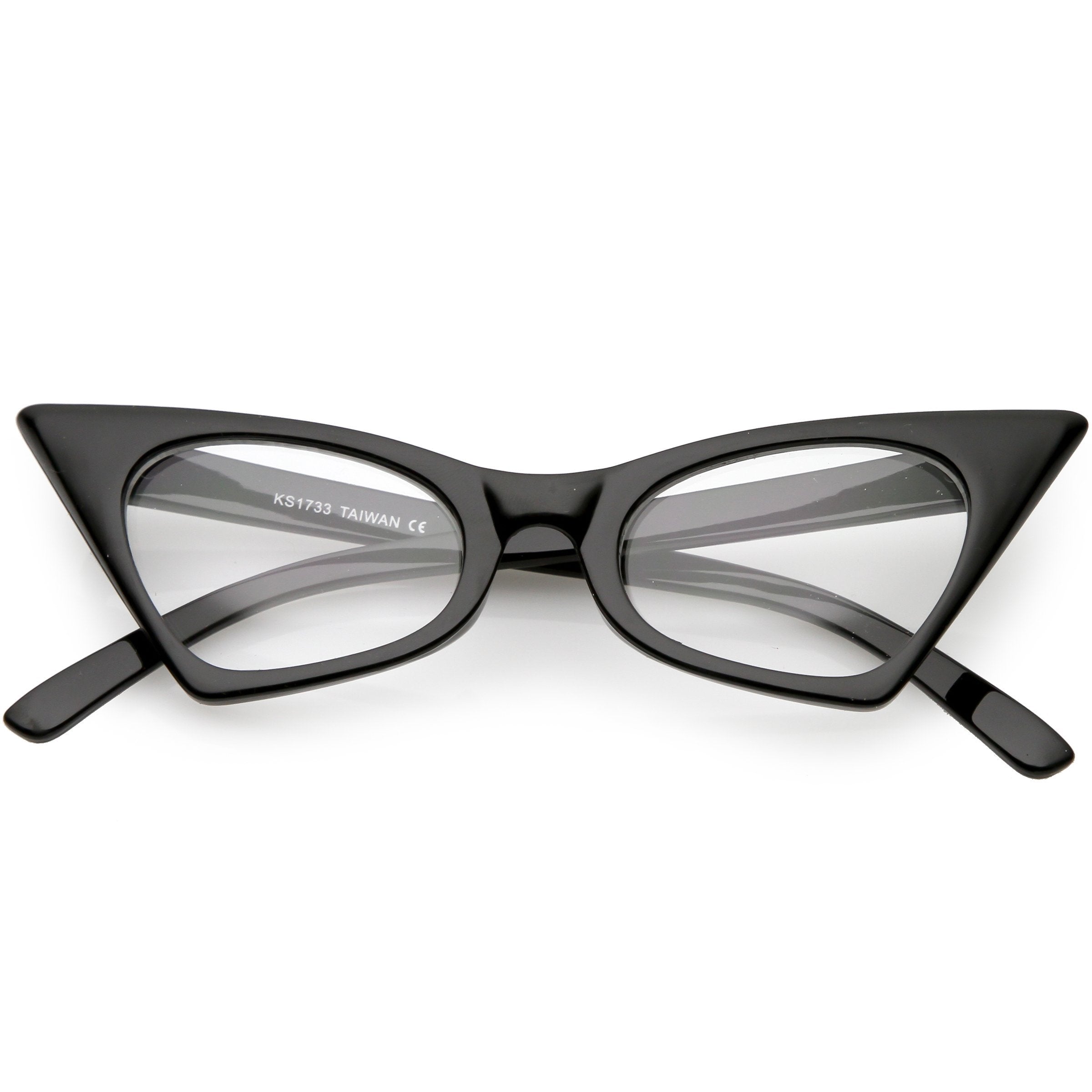 Classy Elegant RETRO Cat Eye Style Clear Lens EYE GLASSES Black Fashion  Frame • $14.99