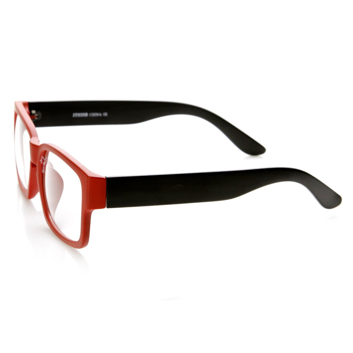 New Modern Two Tone Color Square Optical Frame Glasses