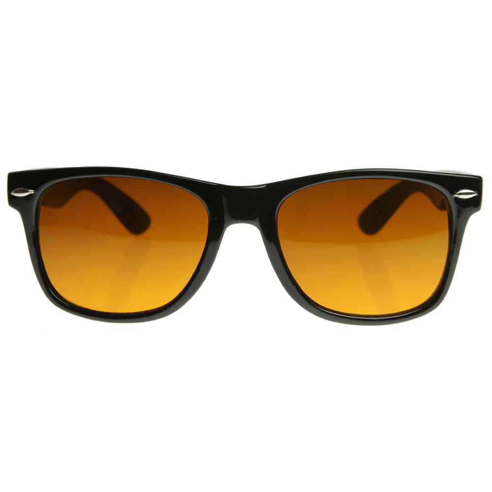 Blue Blocking 80&#39;s Horned Rim Sunglasses