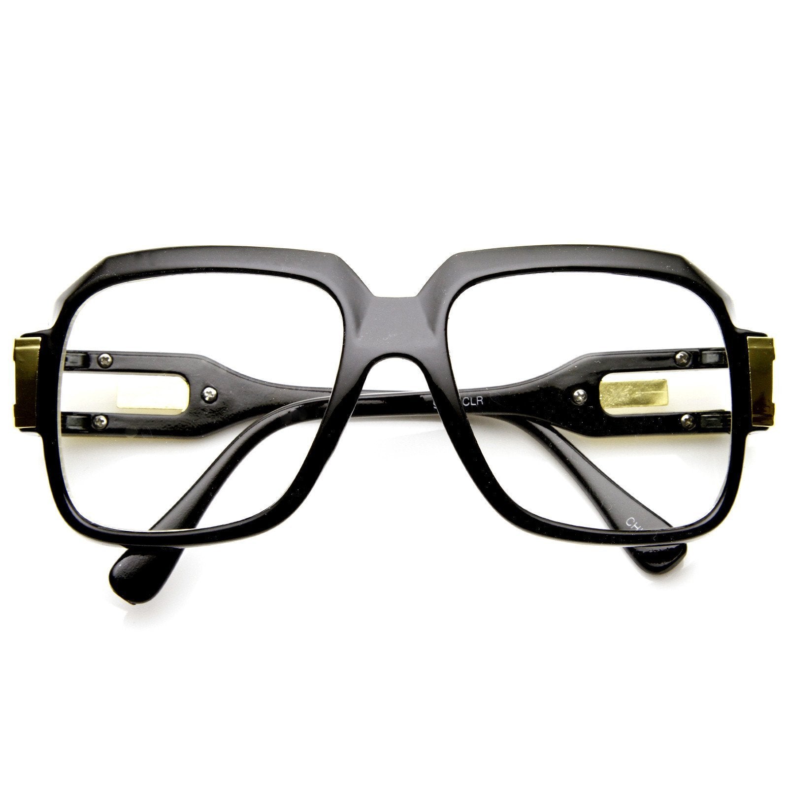 tilstødende Persona Goodwill Retro Euro Square 1980's Fashion Clear Lens Glasses - Flex Theme Wink