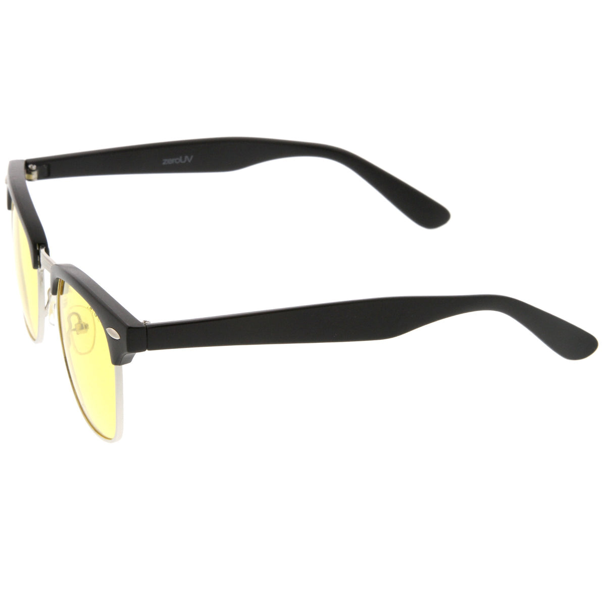 Indie Half Frame Horned Rim Polarized Sunglasses