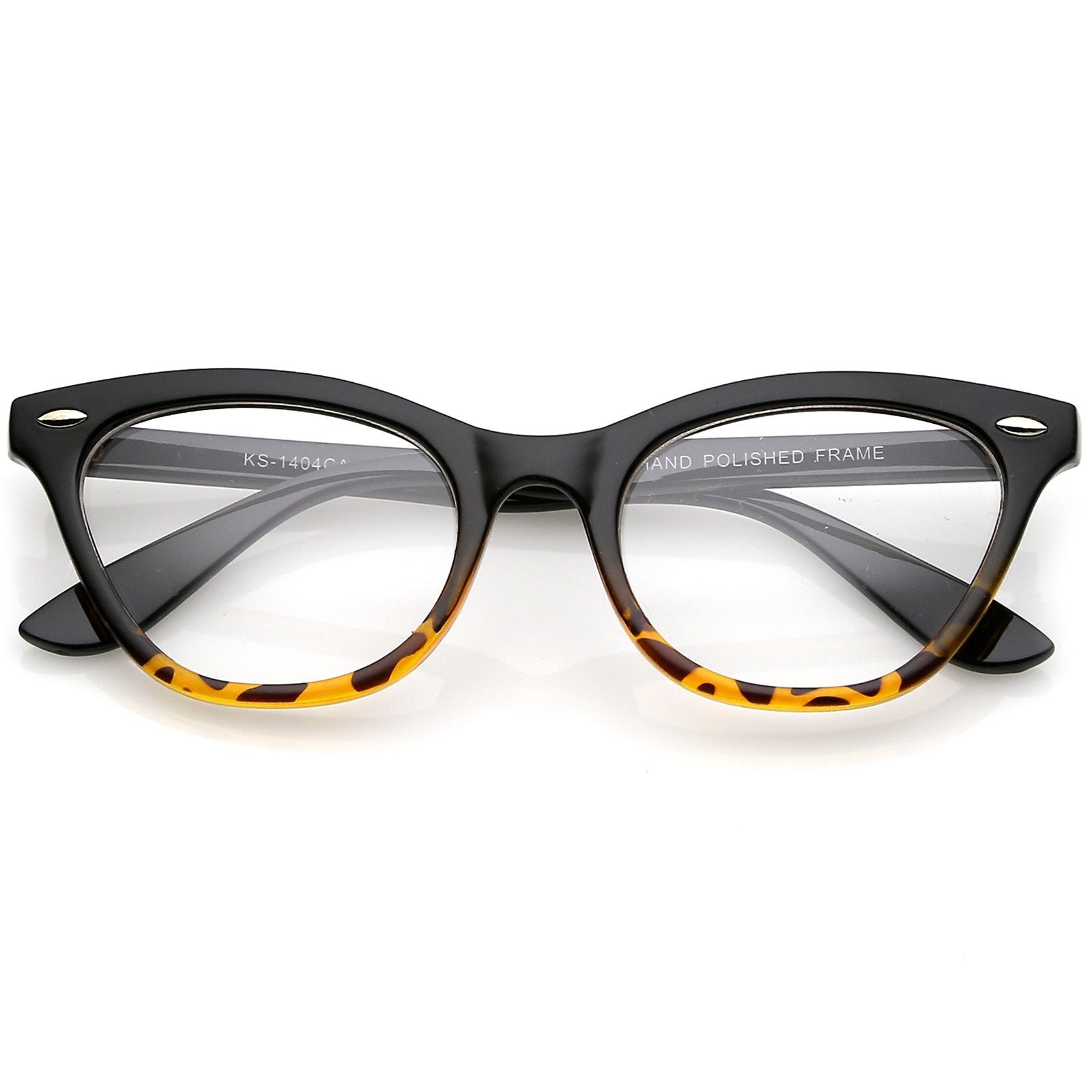 Stylish Cat Eye Black/Tortoise Eyeglasses