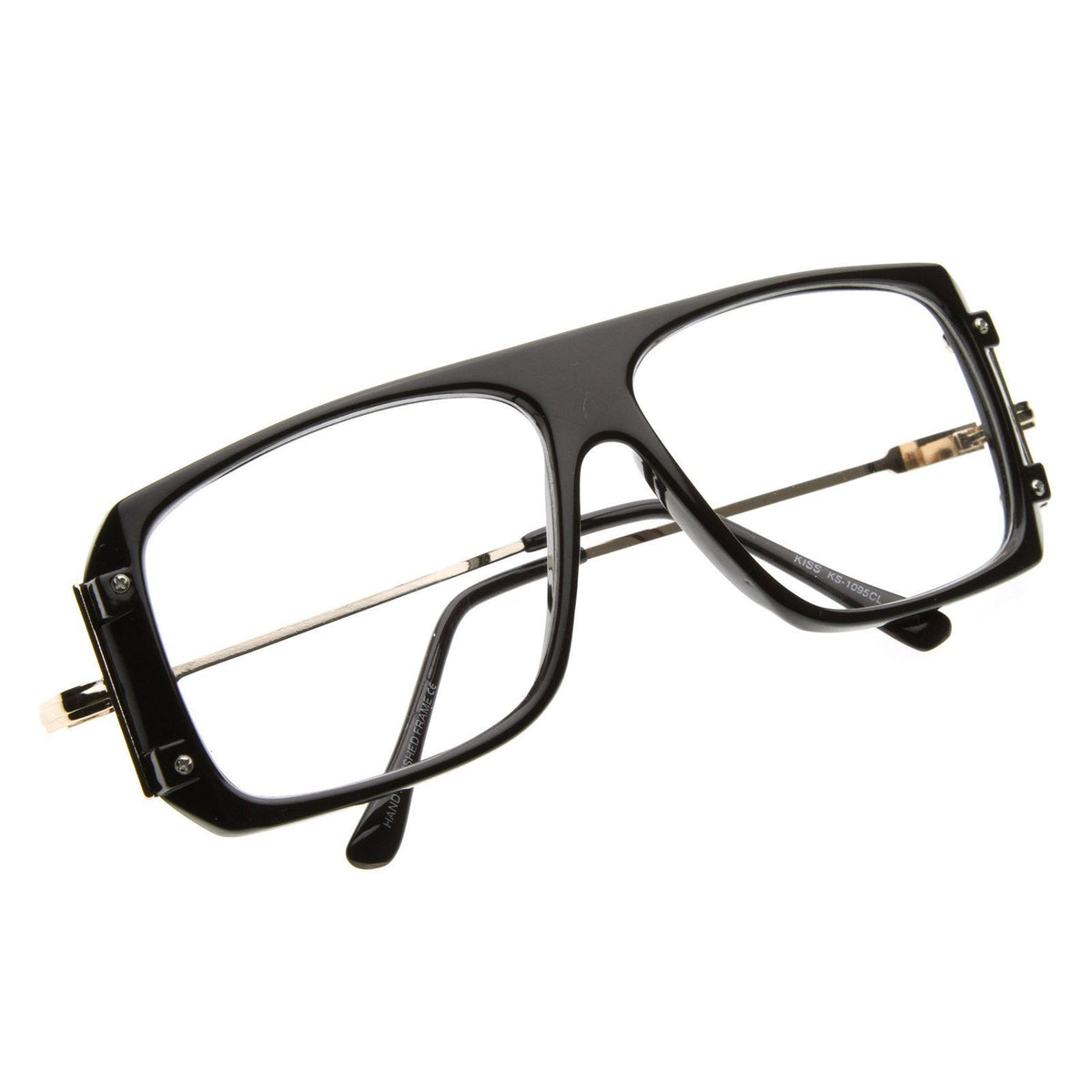 Hipster DJ European Square Clear Lens Glasses