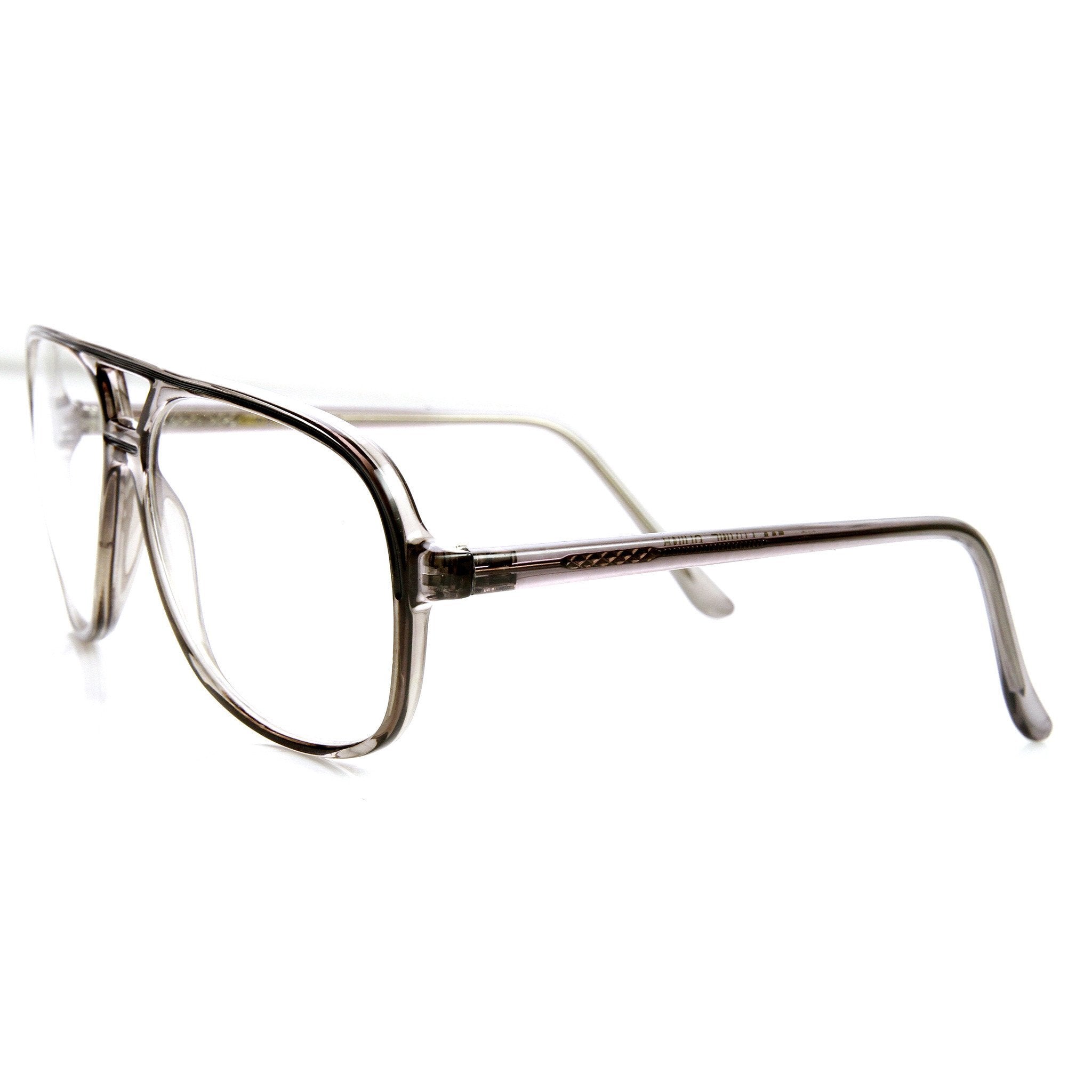 Square aviator clear glasses online